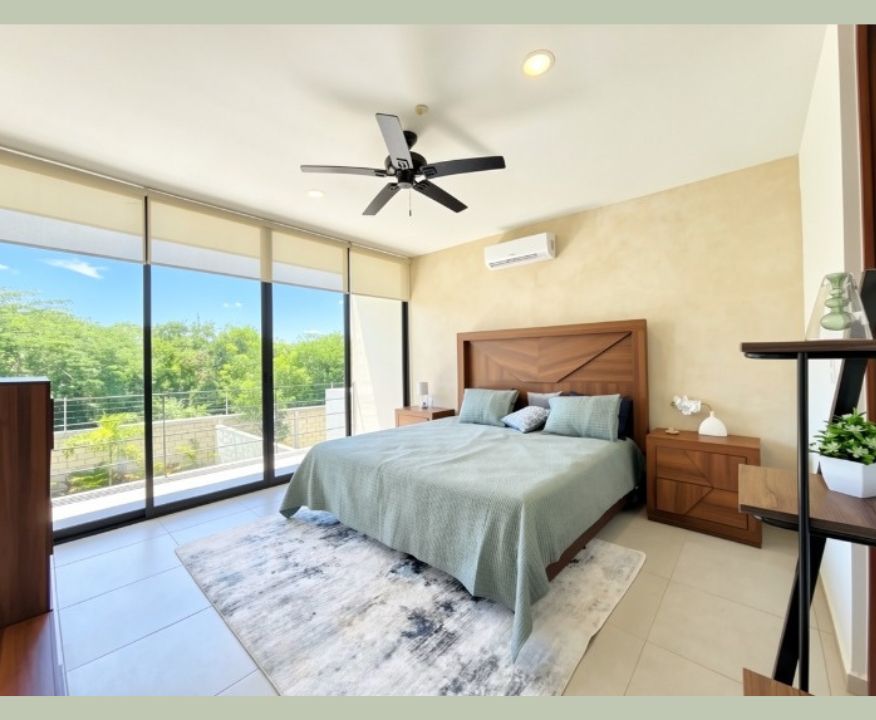 Rocio Country Living - Casa 301 - Habitación secundaria planta alta con vista al jardin-alberca